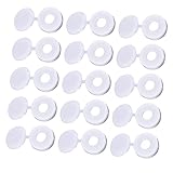 MUCKLILY 100pcs Screw Caps Plastic Decorative Covers for Screws for Home Office and Use Easy Installation and