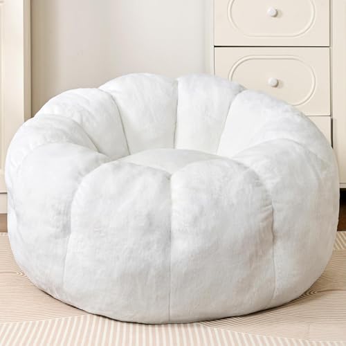 LinkRomat Flower Bean Bag Chair for Teens and Young Adults,