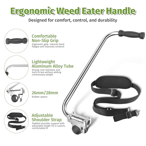 Asxevn Weed Eater Handle Extension with Shoulder Strap for Trimmers by Asxevn - Used condition - Image 5