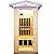 OUTEXER Outdoor Sauna Wooden Far Infrared Saunas Spa 1300W Low-EMF Dry Sauna Room for One Person Finland Spruce Wood