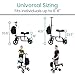 Vive Mobility Knee Scooter for Broken Foot & Injuries - 4 Wheel Steerable Walker for Leg, Foot, Ankle Injury - Kneeling Aid Quad Rolling Medical Cart for Adults, Elderly - FSA/HSA Approved (Black)