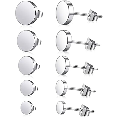 UHIBROS Silver Earrings Set Cover