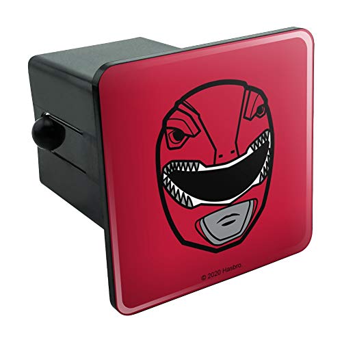Graphics and More Power Rangers Red Ranger Helmet Tow Trailer Hitch Cover Plug Insert