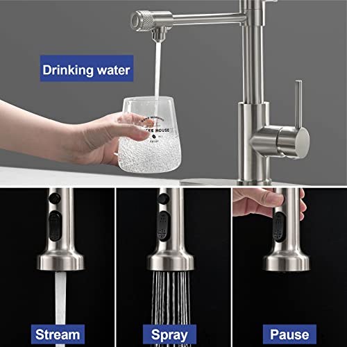 Drinking Water Faucet, Kitchen Faucet, Kitchen Sink Faucet, Water Filtration Faucet, Sink Faucet, Pull-Down Kitchen Faucets, Bar Water Filter Faucet, Kablle B21 #TOP2