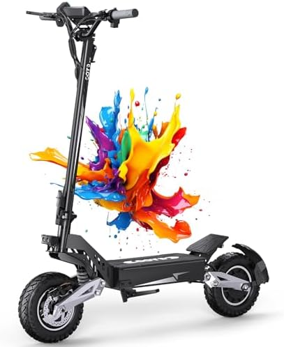 T10 Electric Scooter-11 Tires, Adults Scooter Up to 31MPH, Powerf...