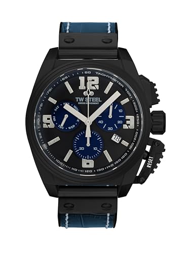 Montre chronographe homme TW Steel Canteen le cadeau idéal avec bracelet cuir