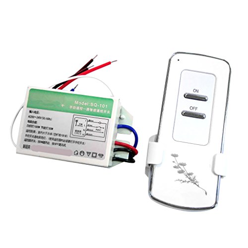 Preisvergleich Produktbild MagiDeal Einweg RF Fernbedienung Lichtschalter 220v