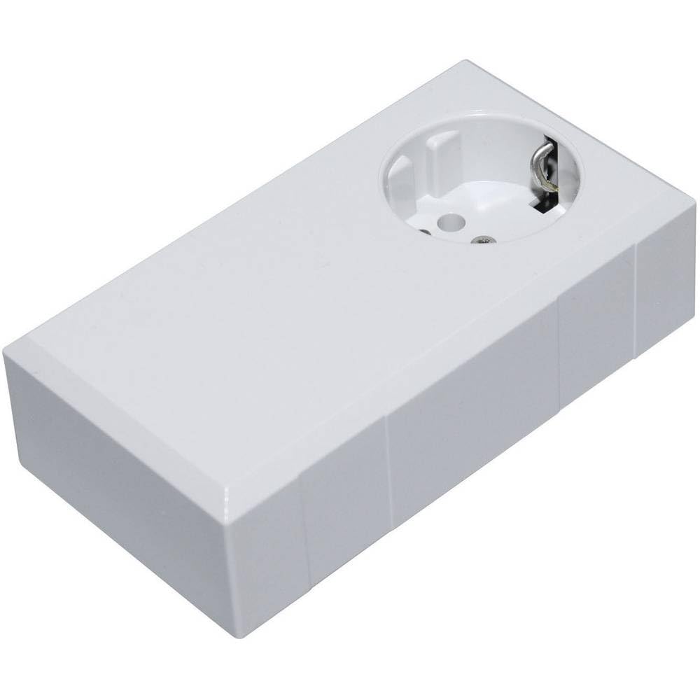 Boîtier de prise Components contre humidité boîtier ABS 125x67x50 mm pour câblage sûr