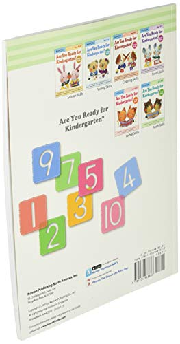Kumon Are You Ready for Kindergarten? Math Skills (Preschool Workbook), Ages 3-5, 64 pages, activity book