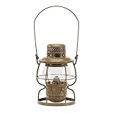 Thous Winds Petroleum Sturmlampe, Camping Laterne Petroleum, Eisenbahn Kerosin Laterne mit Tragegriff, Winddicht für Outdoor, Camping, Wandern, Terrasse, Picknick - Khaki