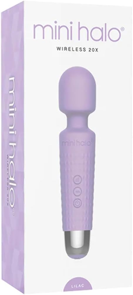 Amazon.com: Mini Halo Silicone Wireless 20X Massage Wand - Liliac : Health & Household