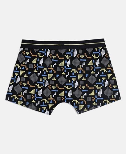 Image of Jockey NB02 Boys Super Combed Cotton Elastane Stretch Printed Trunk with Front Open Fly and Ultrasoft Waistband (Pack of 2, Colors & Prints May Vary)