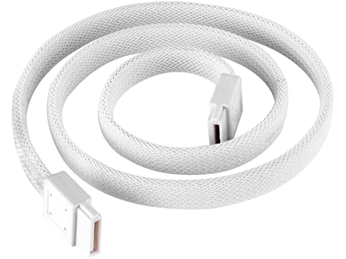 Silverstone SATA III with Locking Mechanism, White (RL-CP07W)