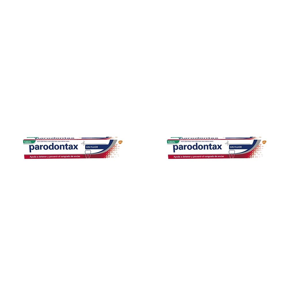 Parodontax Pasta de Dientes Sin Flúor, Ayuda a Detener y Prevenir el Sangrado de Encías, Para Unas Encías Sanas, 75 ml (Paquete de 2) en oferta en Amazon
