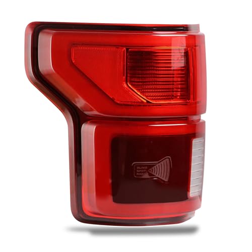 LED Tail Light Compatible With Ford F150 F-150 2018 2019 2020 W/Blind Spot Left Driver Side Taillights Taillamps Brakelights Replace Part Number:KL3Z13405B