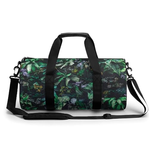 Sac week-end feuille tropicale pour voyager léger sans manquer d'espace 45cm