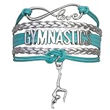 Infinity Collection Gymnastics Bracelet- Girls Gymnastics Bracelet- Gymnastics Jewelry for Gymnast