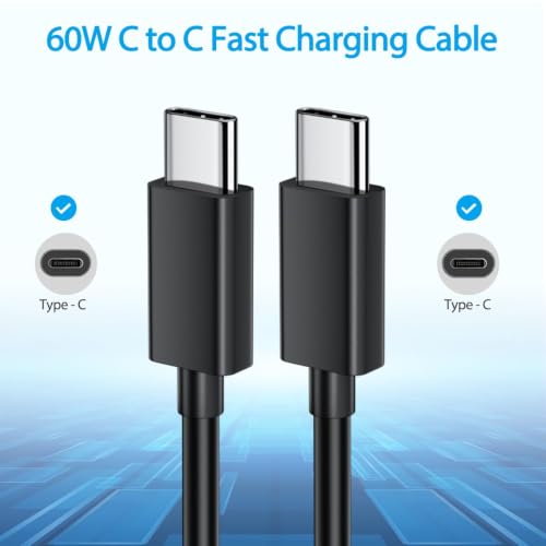 PS5 Controller Charger,USB C to USB C Cable Fast Quick Charging Sync Android... - Image 3
