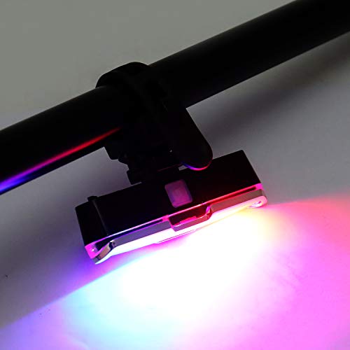 Luz traseira recarregável USB para bicicleta luz LED lanterna traseira para capacete de ciclismo