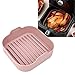 Les-Theresa Panier à friteuse carré multifonction Panier de rechange pour friteuse à air 10 pouces Rose…