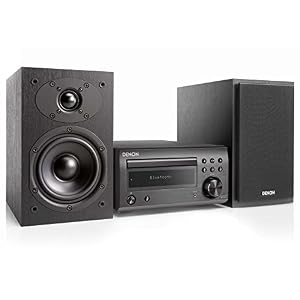 Denon D-M41 Home Theater Mini Amplifier and Bookshelf Speaker Pair