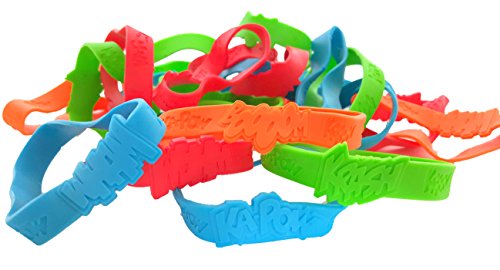 Dondor 'SUPERHERO' Rubber Bracelets For Children (SUPERHERO - 48 Pack)