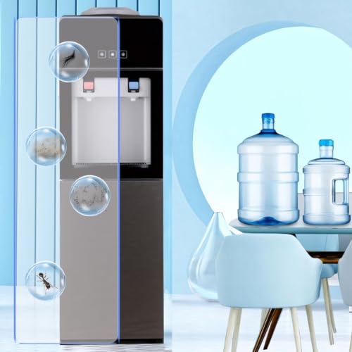 Timoau Water Cooler Dispenser for Top Loading 5 Gallon Water Cooler Dispensers, Tri Temp Dispense, Removable Drip Tray & Large Capacity Storage Cabinet, Perfect for Home Office School, Grey