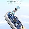 Smart Door Lock, Fingerprint Deadbolt with Keypad, Keyless Entry Front Door Lock for Home and Apartment, App Control Compatible with Alexa Silver
