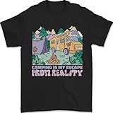 Photo Gallery camping is my escape from reality caravan - maglietta da uomo, 100% cotone, xl, 3xl Photo Gallery camping is my escape from reality caravan - maglietta da uomo, 100% cotone, xl, 3xl