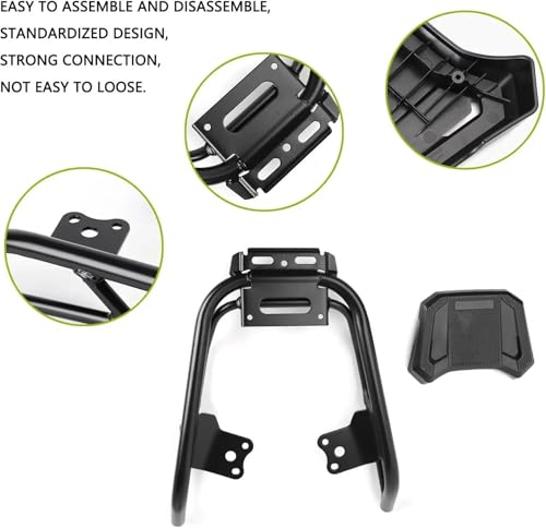 Support de bagages en fer de qualité pour moto Navi