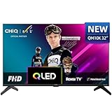 CHiQ L32QM10K 32 Inch Smart TV, Full HD QLED PRO Display, DCI-P3 90% Wide Colour, HDR10, ROKU TV OS