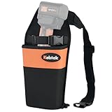 Kebtek【2025年新型・鋏が開いたまま収納可能】電動剪定ばさみバッグ ハードインナー 電動鋏 収納ケース 両利き・左右対称 ウェストバッグ 83-107cm調整可能 ツールバッグ 差し入れバッグ ブラック kebtek電動剪定バサミ全機種対応（電動鋏は別売り）