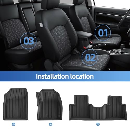 Tapis coffre Mitsubishi Outlander 2024 accessoires auto sol RHD type A - 2