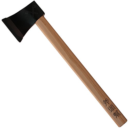 Cold Steel AXE Gang Hatchet, geschmiedeter Stahl 1055,, amerikanisches Hickory Holz
