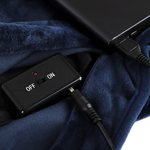 ERTG Coperta riscaldata elettrica USB, 100,1 x