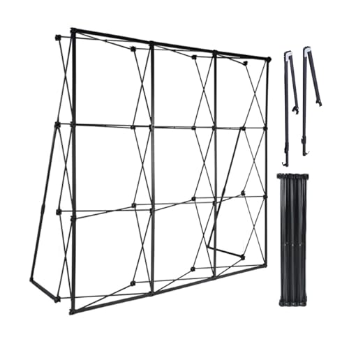 Support de toile de fond extérieur pliable anti vent tige support