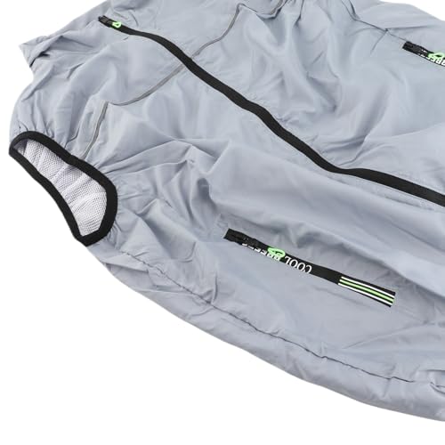 Saluaqui Gilet de Refroidissement avec 2 Ventilateurs Puissants, 3 Niveaux de Refroidissement, Vêtements Conditionnés à Circulation de qualité Supérieure pour le Travail par Temps (L) – vue 7
