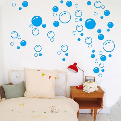 VORCOOL Bubble Wall Stickers Removable Wall Art Decals Decoration (Blue) - Image 3
