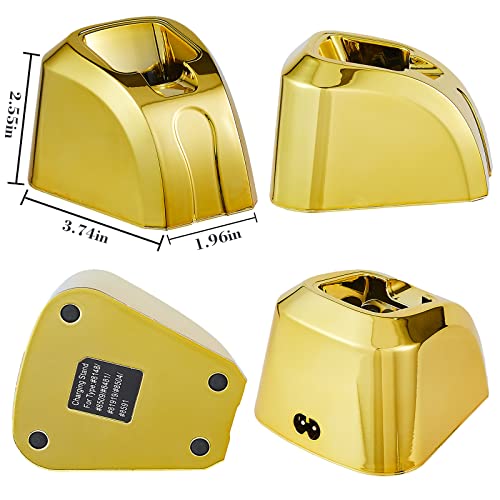 Professional Cordless Clipper Charger Fits Wahl Replacement 4V Hair Clippers Vertical Clipper Charging Stand For Wahl, Sterling, And 5-Star Cord/Cordless Clippers(Gold) #TOP1