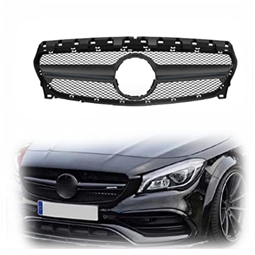 Grille de course calandre AMG CLA W117 noir brillant | Accessoire personnalisation capot pare-chocs