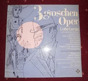 3 Groschen Oper Lotte Lenja LP - Amazon.com Music
