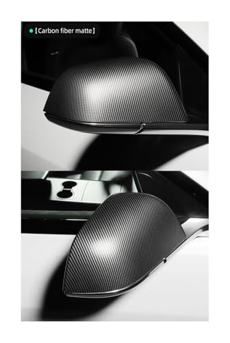 Couvercle rétroviseur extérieur mat pour Model 3 protection style ABS