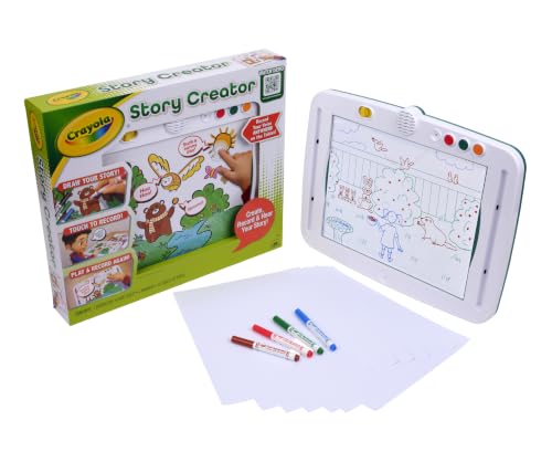 Crayola Story Creator, Draw, Color & Record Stories, Kids Tablet