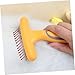 BESPORTBLE Dog Dematting Grooming Rake Brush Double Row Teeth for Shedding Ergonomic Handle Comfortable Use for Dogs and Cats Pet Grooming Tool