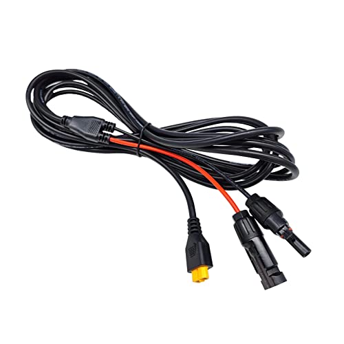 Cabo de carregamento solar conector solar para adaptador XT60 Conecta painel solar para estação de e