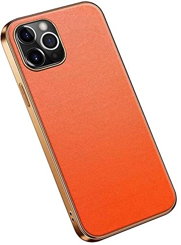 Coque arrière antichoc iPhone 12 Pro Max évite les bris d'écran orange