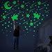 iLovepaper 382 Pcs Glow in The Dark Stars Wall Stickers, Glowing Stars for Ceiling and Wall Decals, 3D Glowing Stars Moon Unicorn for Kids Boys Girls Bedding Room Decoration or Party Birthday Gift