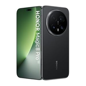 HONOR Magic8 Pro 5G Handy, 200 MP AI-Super-Nachtkamera, 50 MP AI-Selfie-Kamera, 6270 mAh ganztägiger Akku, 12 GB RAM 512 GB, IP68, IP69 & IP69K wasser- und staubabweisend, Dual-SIM, Android 16