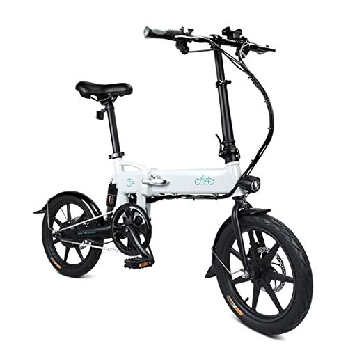FIIDO D2 Folding EBike, 250W Aluminum Electric Bicycle with Pedal for Adults