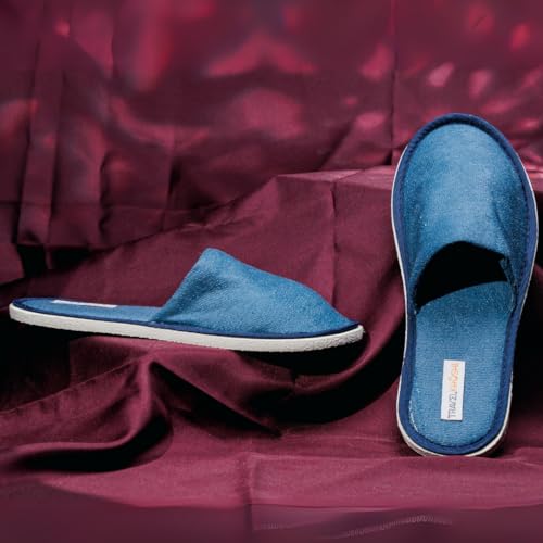 Image of Travelkhushi Soft Comfy Home Slippers For Women & Men For Winter Capet flip flops for Bedroom Indoor Carpet house slides Anti skid Slippers for Winter & Summer